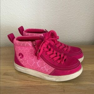 Pink Print BILLY Classic D|R High Sneakers Size 3